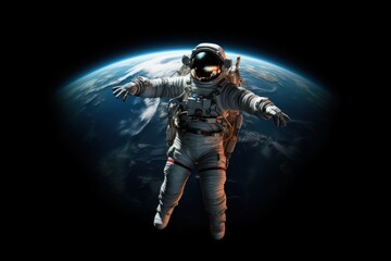 Fototapeta premium Space astronomy astronaut earth.