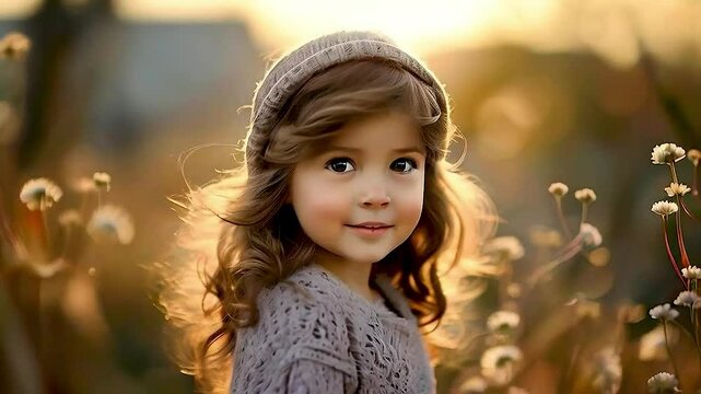 a little girl in aa little girl in a hata little girl in a hata little girl in a hat hat