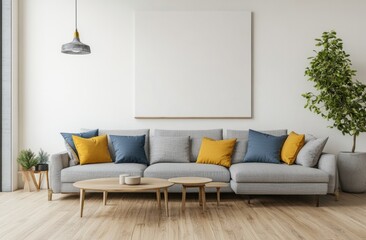 Modern Living Room Interior.