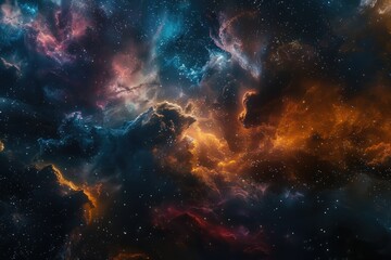 A Cosmic Tapestry of Nebulae and Stars