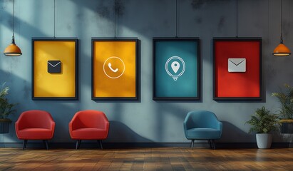 Contact Us Wall Art.