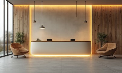 Reception Area Interior.