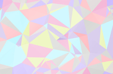 Fototapeta premium abstract background consisting of triangles, vector illustration
