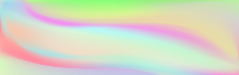 Obraz premium Holographic Neon background ,Colorful psychedelic Abstract. Pastel color waves