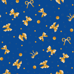 Christmas Seamless Pattern. Christmas and New year Holiday Repeatable Pattern. Decorative Elements Texture for Wallpaper, Gift Wrapping paper, Card or Banner Template or Fabric Textile Prints.