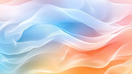 Obraz premium Abstract colorful wavy background with pastel tones.