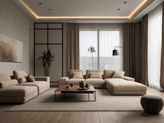 Fototapeta premium modern living room living room interior design