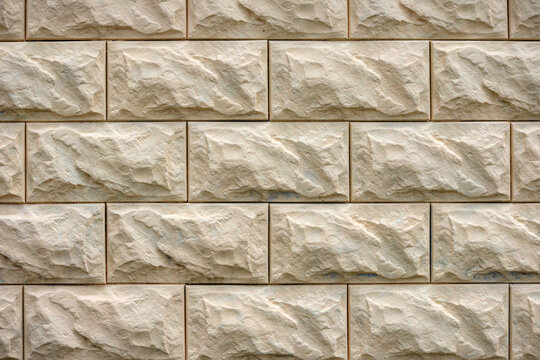 view with stone tile wall background