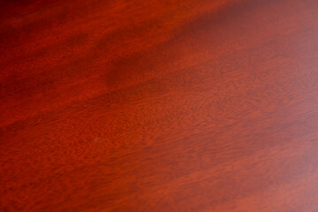 Luxurious glossy wood furniture