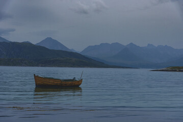 Boat on the fjord
