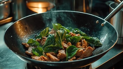 Fresh Stir Fried Dish in Wok