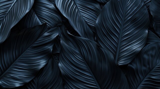 Black feather background with detailed texture and elegant contrast
