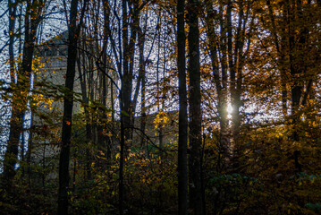 Baszta, Muszyna, Małopolska, Jesień 