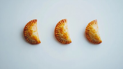 Simple Yet Striking Golden Brown Pastries Arrangement