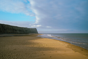 rock beach sand sea shore
