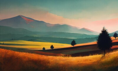 Obraz premium Stunning Nature and Landscape Photography Showcasing the Majestic Beauty of Mountains, Forests