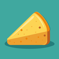 piece of cheese vector