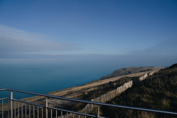 escal view of the sea from the mountain