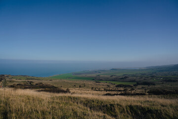 escal view of the sea from the mountain