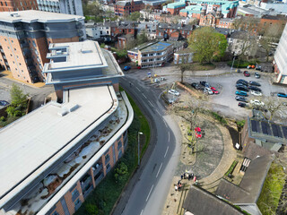 Downtown Buildings at Central Coventry City Centre of England United Kingdom.