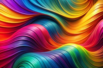 Fototapeta premium Abstract Colorful Wavy Background for Product Photography, Vibrant Swirls, Artistic Backdrops, Eye-Catching Designs, Ideal for Branding, Advertising, and Creative Projects