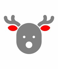 christmas reindeer icon