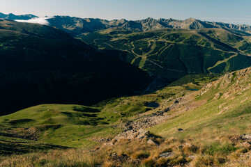 Obraz premium View from the summit of the Peak of Carlit in France