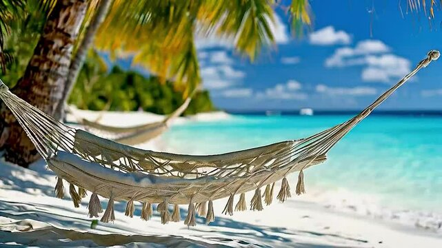 a hammock oa hammock on a beacha hammock on a beacha hammock on a beachn a beach
