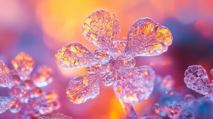 Intricate Crystal Formations Captured in Stunning Macro Detail
