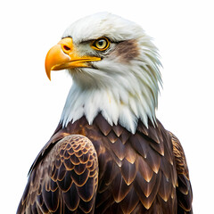 Obraz premium eagle bird in white background