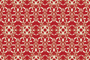 Fototapeta premium seamless pattern with hearts