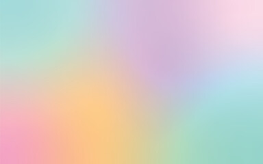 Pastel Color Gradient Blur Background.	
