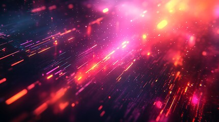 Fototapeta premium Explore the vibrant beauty of abstract light trails