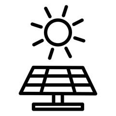 Solar Panel Icon 