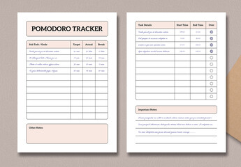 Pomodoro Technique Tracker Template