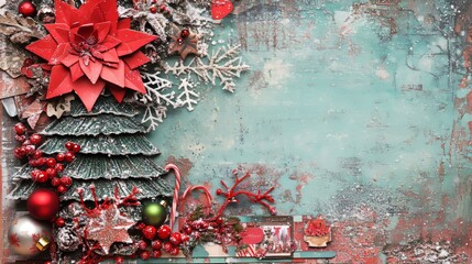 Digital scrapbook app for compiling and sharing Christmas memories background