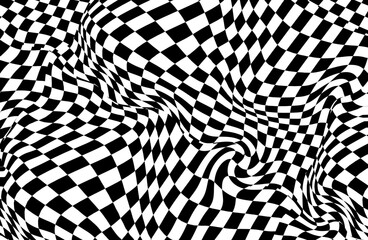 Abstract seamless chessboard pattern background