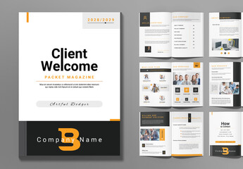 Client Welcome Packet Magazine