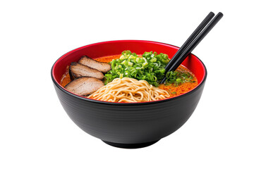 Savory Ramen Bowl with Fresh Ingredients