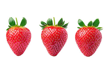 Fresh and Juicy Strawberries on Display