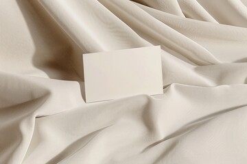 Paper label tag mockup white home decor.