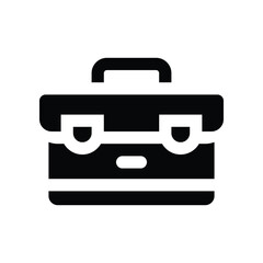 briefcase icon. vector glyph icon for your website, mobile, presentation, and logo design.