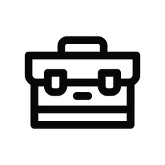 briefcase icon. vector line icon for your website, mobile, presentation, and logo design.