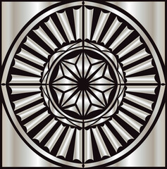 creative decorative geometric pattern