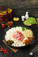 pasta with vegetables and meat