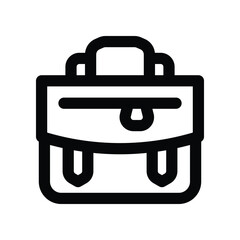 briefcase icon. vector line icon for your website, mobile, presentation, and logo design.