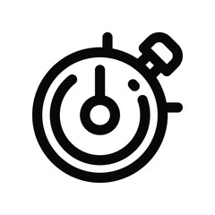 timer icon. vector line icon for your website, mobile, presentation, and logo design.