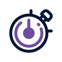 timer icon. vector dual tone icon for your website, mobile, presentation, and logo design.