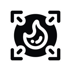 coordinate icon. vector glyph icon for your website, mobile, presentation, and logo design.