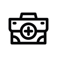 first aid icon. vector line icon for your website, mobile, presentation, and logo design.